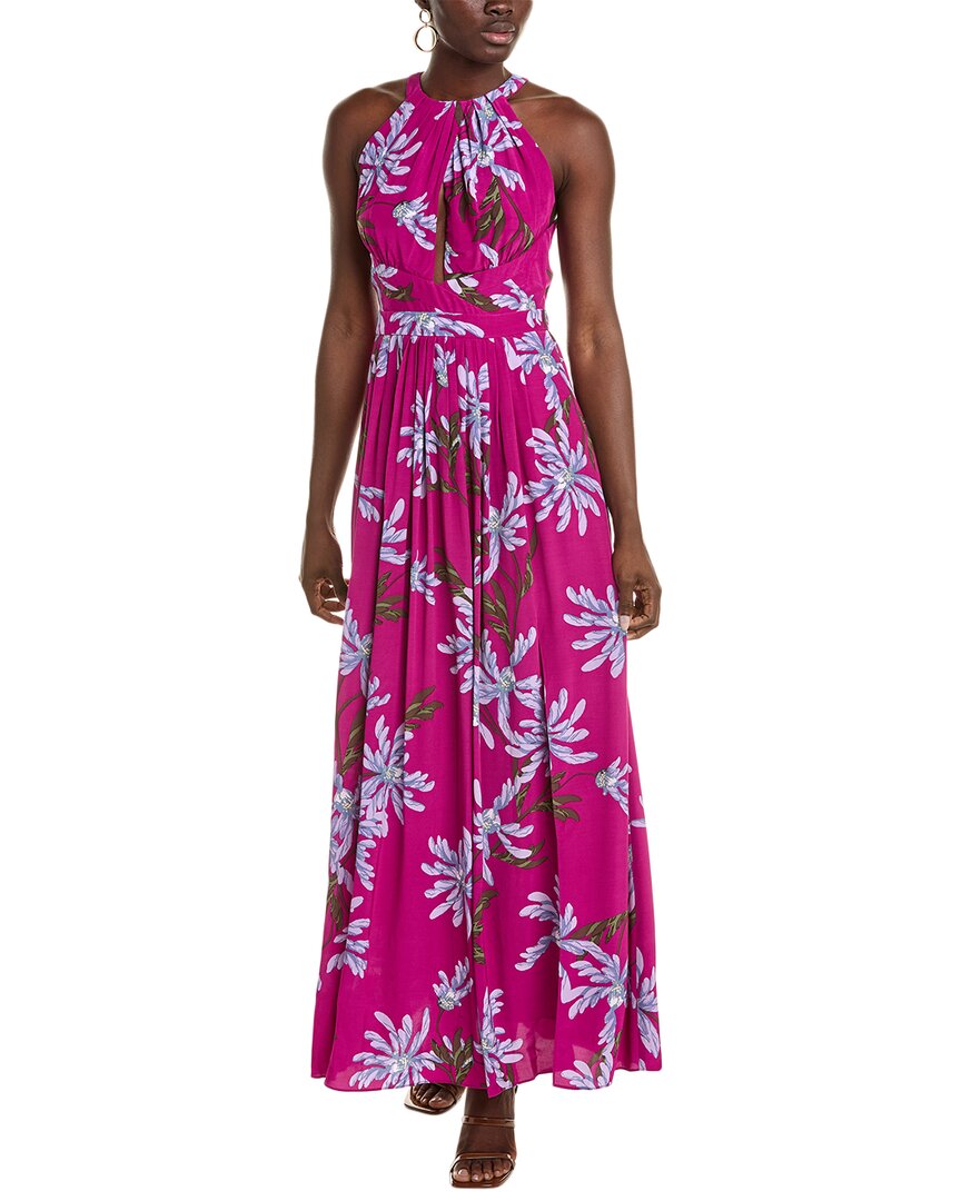 

Платье макси Diane von Furstenberg Ziva, фиолетовый