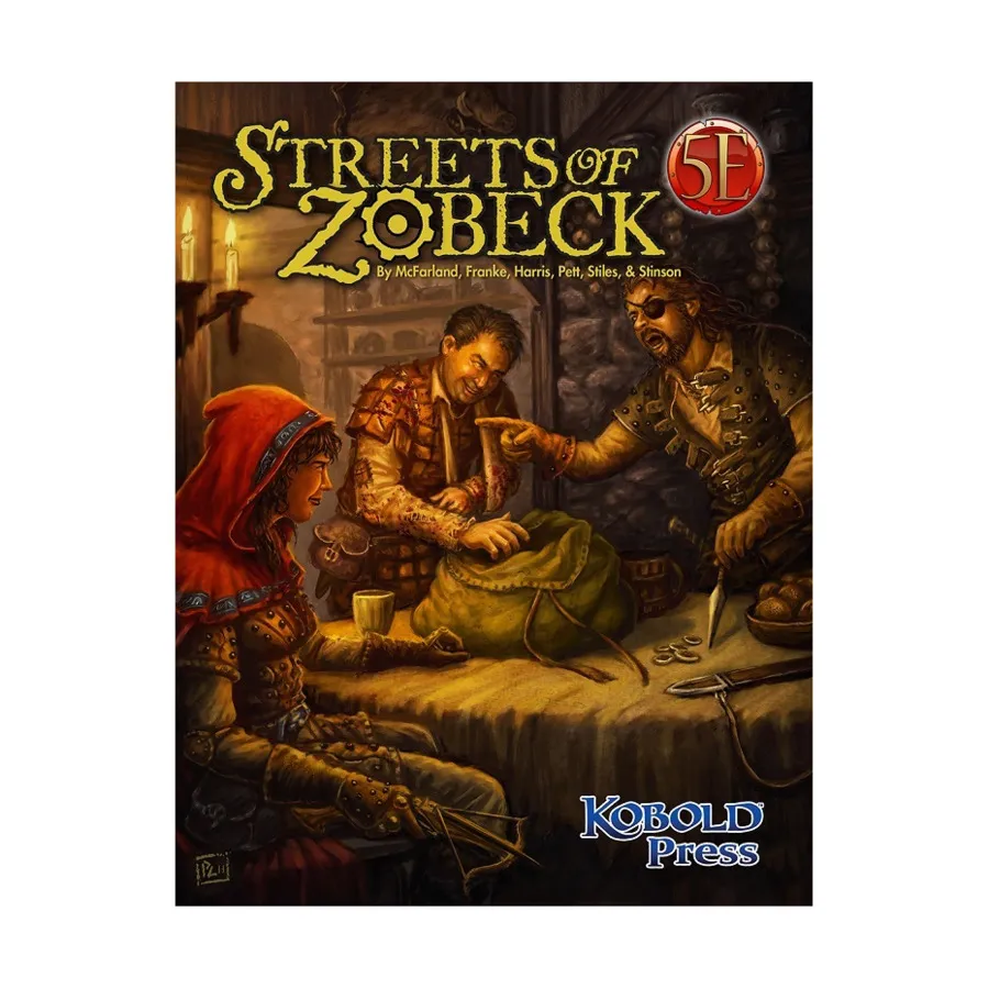 

Streets of Zobeck (5E), 5th Edition Dungeons & Dragons (Kobold Press), мягкая обложка