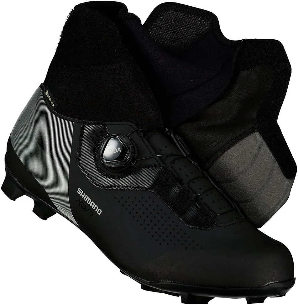 Водонепроницаемые зимние велосипедные туфли для мужчин SHIMANO SH-MW702 Name ‎SHIMANO, черный — фото 3