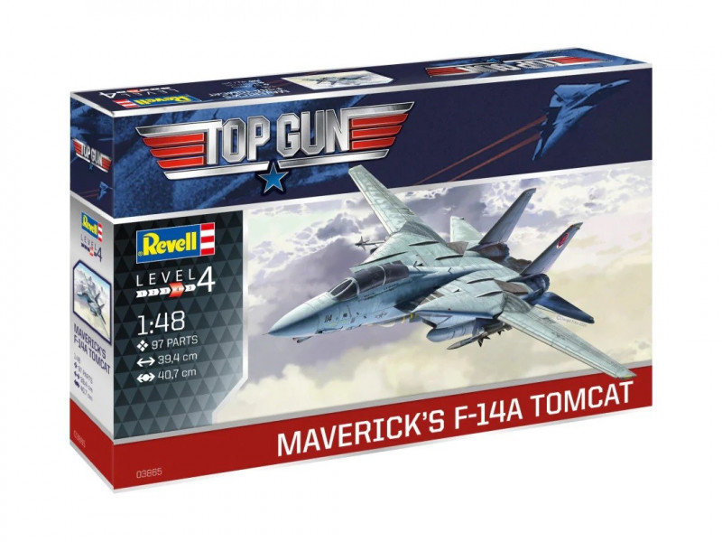 

Revell, F-14A Tomcat Top Gun, Модельный комплект, 12+