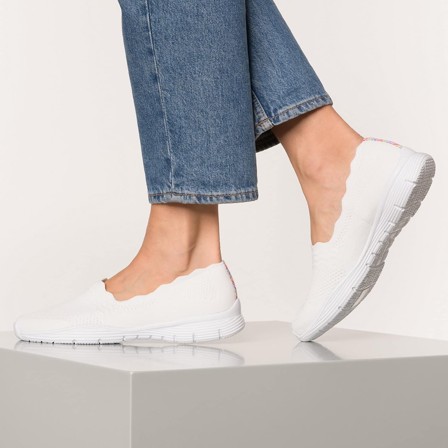 Женские кроссовки Skechers Seager Umpire, белый — фото 2