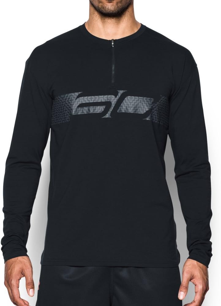 

Футболка Under Armor Men's SC30 ¼ Zip Crew Under Armour, Black (001)/Steel, Черный, Футболка Under Armor Men's SC30 ¼ Zip Crew Under Armour, Black (001)/Steel