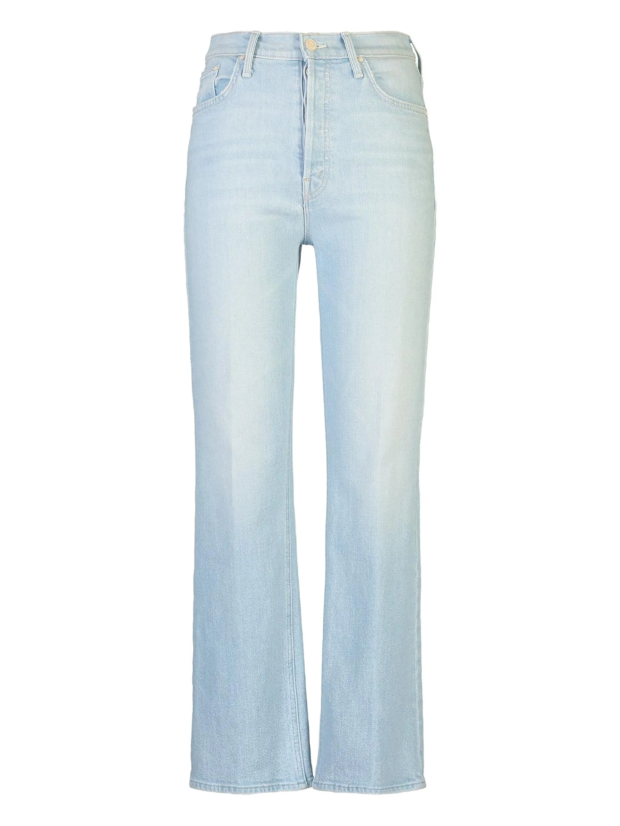 

Джинсы-триппер на щиколотках Mother, синий