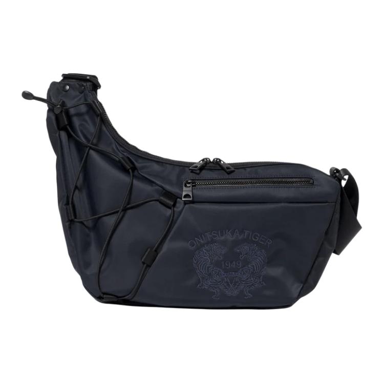 

Onitsuka Tiger Сумка через плечо из переработанного материала, унисекс, темно-морской синий