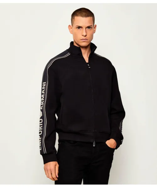 

Толстовка Oversize fit Emporio Armani, черный