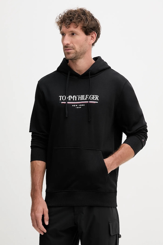 

Хлопковая толстовка Tommy Hilfiger, черный