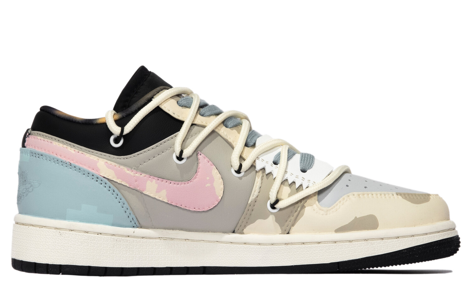 

Jordan Air Jordan 1 винтажные баскетбольные кроссовки женские, Light Gray