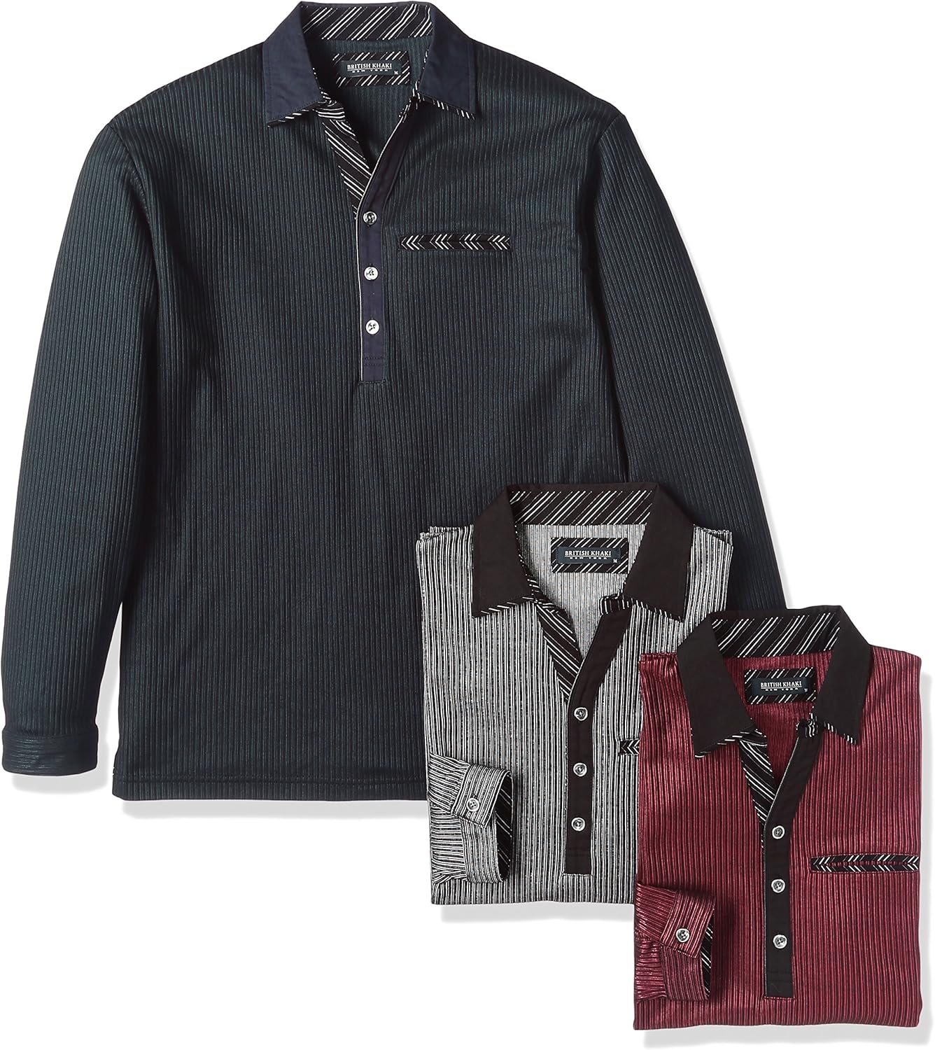 

Мужская рубашка-поло Belluna 433776, серый/бордовый/темно-синий