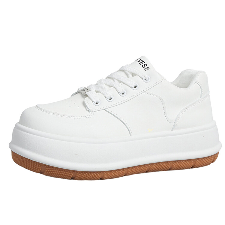 

Кеды, скейтборд обувь женская низкая Luji, бежевый