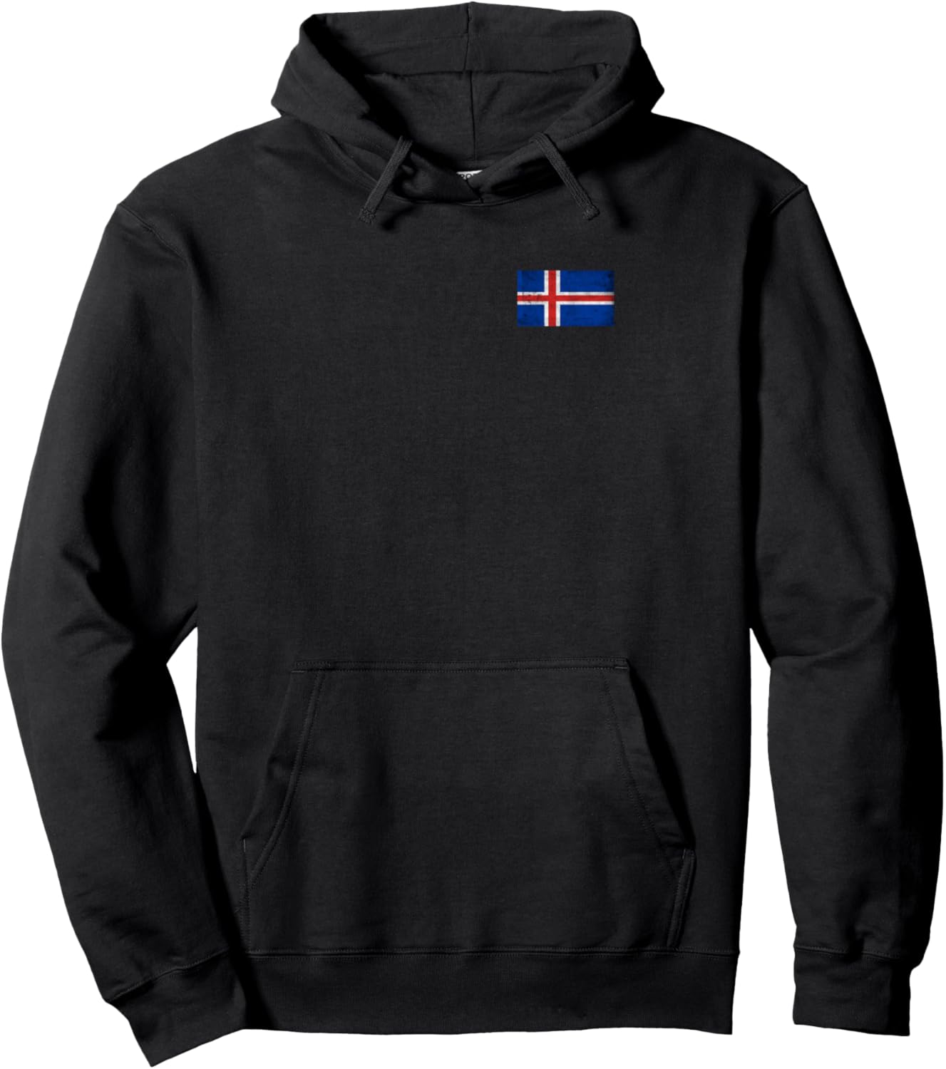 

Худи с изображением флага Исландии (для мужчин, женщин и детей) Iceland Flag Graphic Store, черный