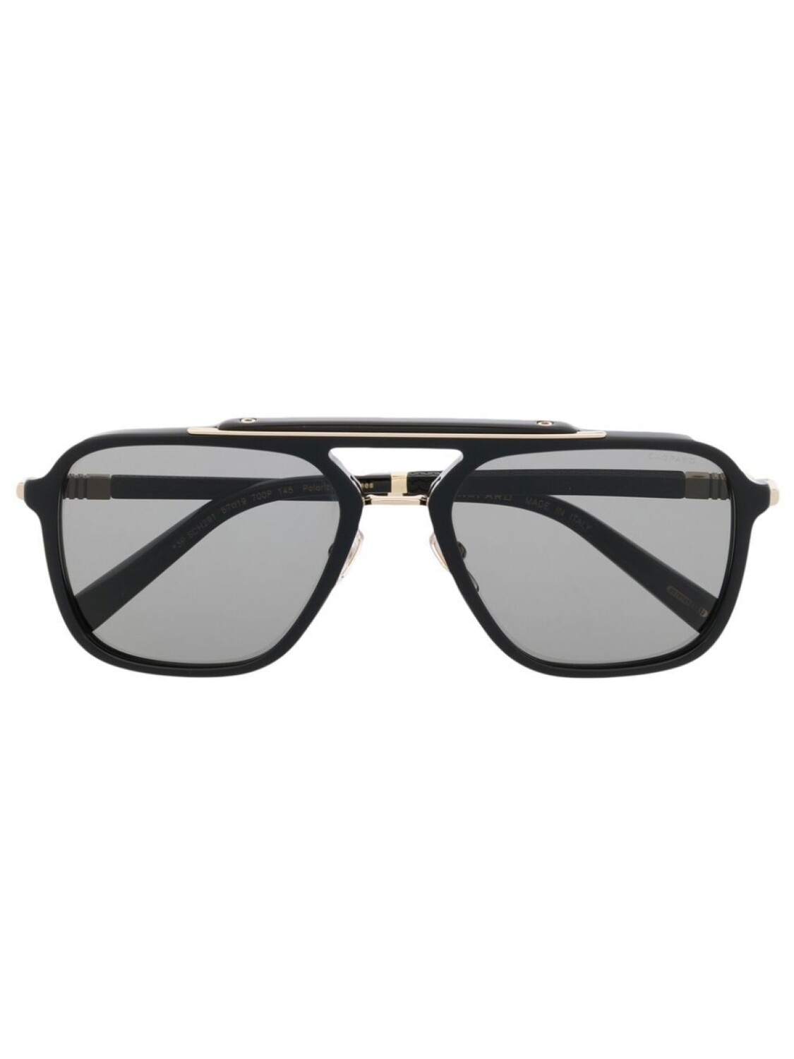 

Солнцезащитные очки в прямоугольной оправе Chopard Eyewear, черный