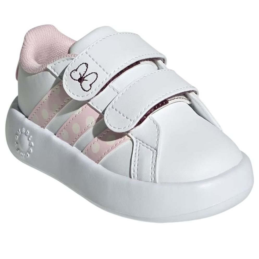 Кроссовки (TD) adidas x Disney Minnie Mouse Grand Court 'Cloud White Clear Pink' — фото 4