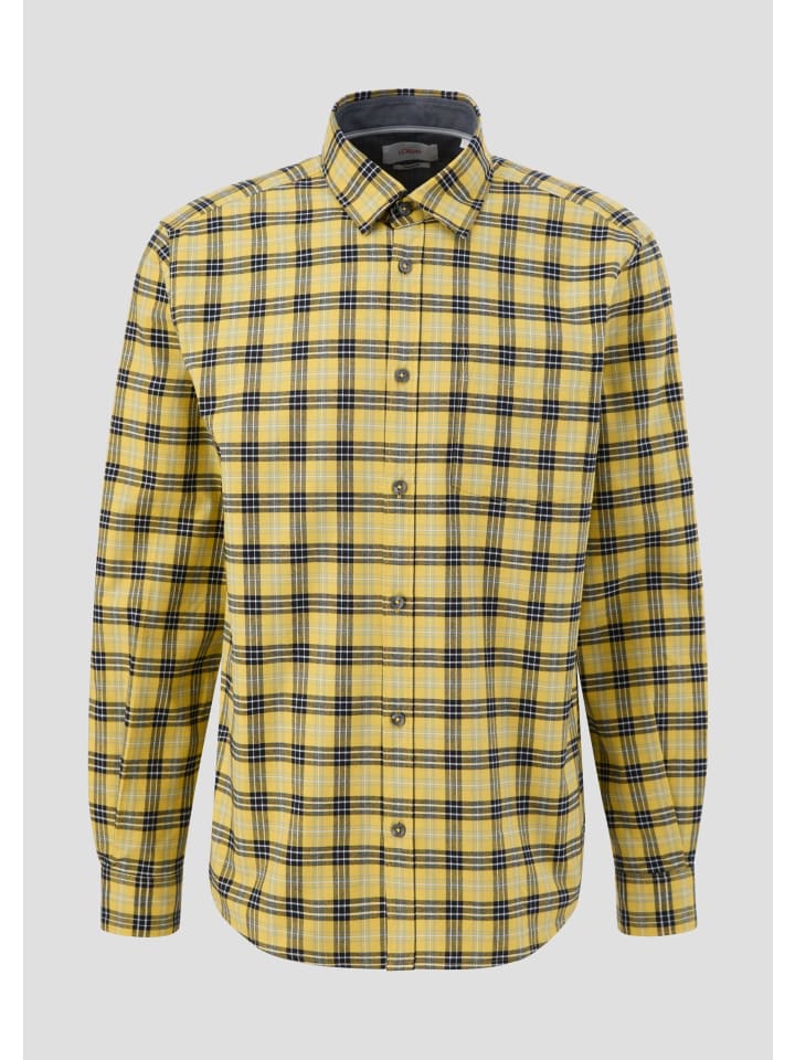 

s.Oliver Рубашка 15N3_желтая