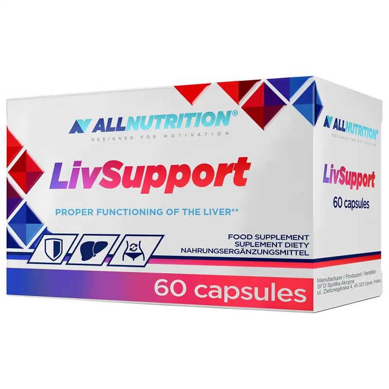

Препарат, поддерживающий функцию печени Allnutrition Livsupport, 60 шт