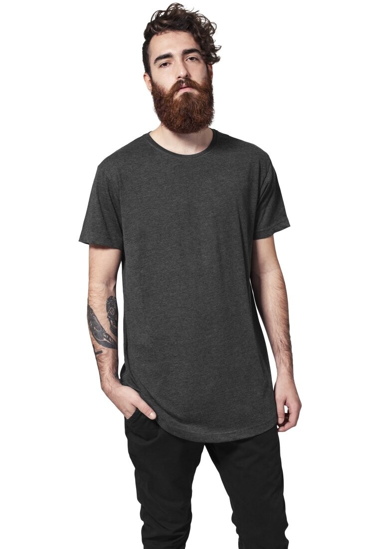 

Базовая футболка Shaped Long Do Not Use Urban Classics, угольный