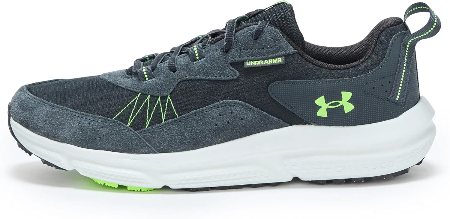 Мужские кроссовки Under Armour Charged Verssert 2, черный/зеленый — фото 2