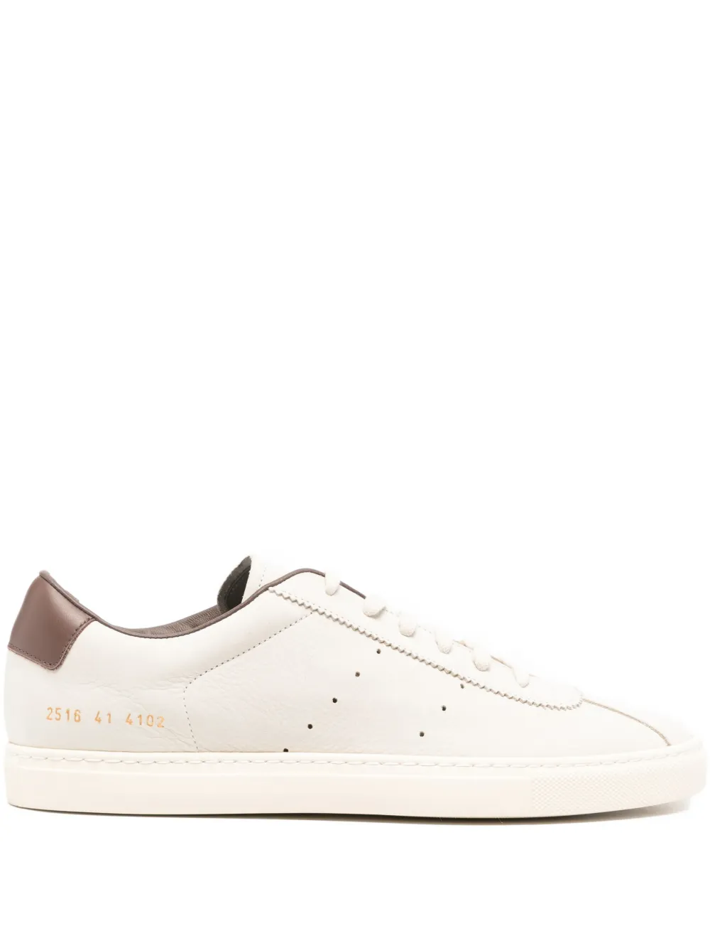 

Кожаные кроссовки с задником Common Projects, белый