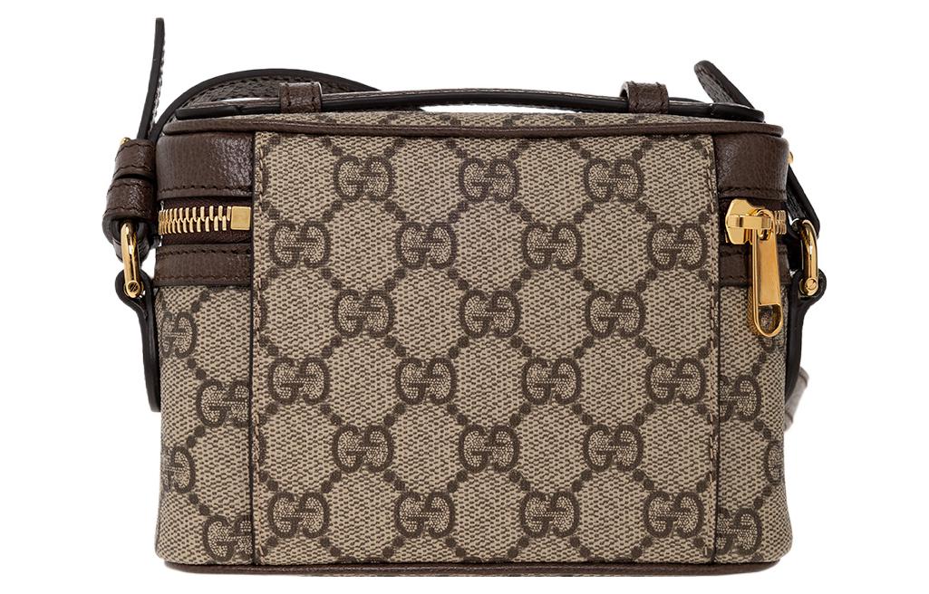 Мини-сумка через плечо GUCCI с отделкой из натуральной кожи — фото 3