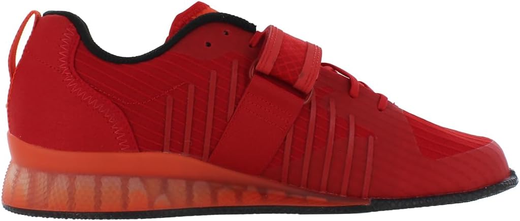 Мужские кроссовки для тяжелой атлетики Adidas Adipower III, белый/красный/оранжевый/ярко-красный — фото 2