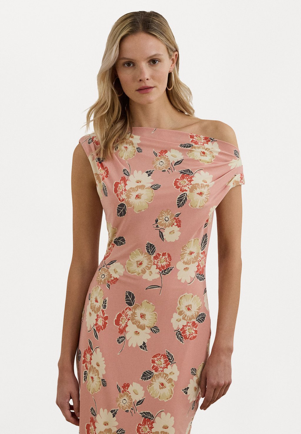 

Платье-трансформер CAMISHA CLASSIC JERSEY DRESS - Jersey dress Lauren Ralph Lauren, розовый