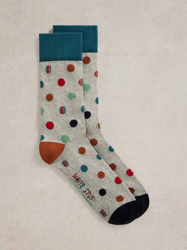 

Носки в горошек White Stuff, Grey/Multi