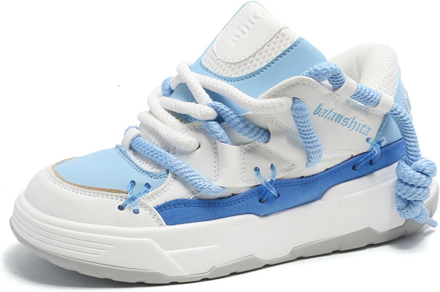 

Кроссовки из искусственной кожи с массивной подошвой, легкие и дышащие. Подходят для ходьбы, тенниса, бега, с эффектом увеличения роста. Идеальны для повседневного и стильного образа Khwfjas, синий