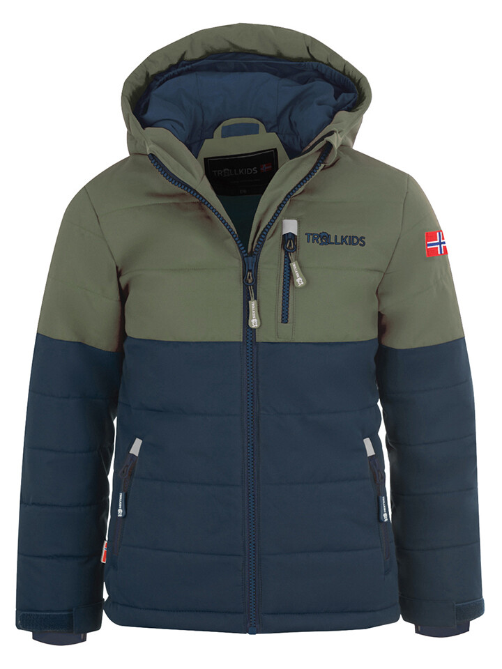 

Лыжная куртка Trollkids Hemsedal, темно синий
