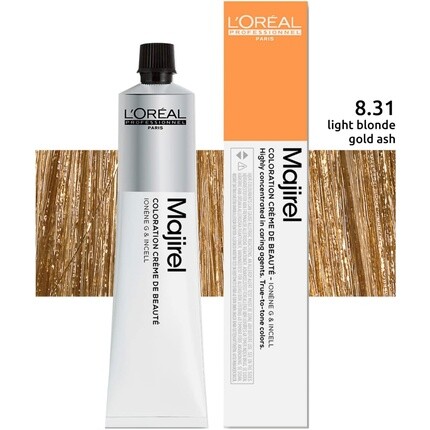 

Loreal Majirel 8.31 Светло-русый пепельно-золотой крем-краска для волос 50 мл, L'Oreal