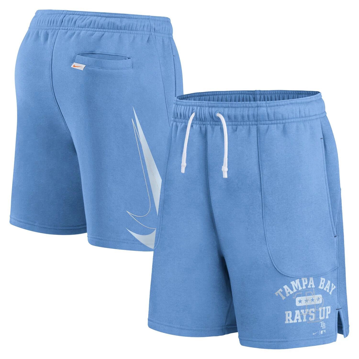Мужские синие шорты Tampa Bay Rays для игры с мячом Nike