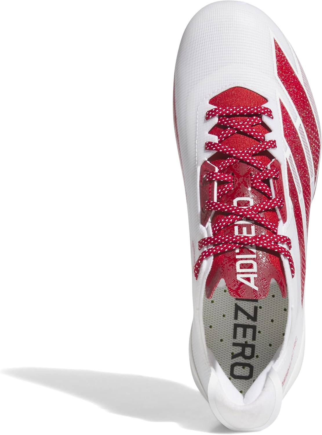 Мужские кроссовки Adidas Adizero Electric, белый/красный — фото 2