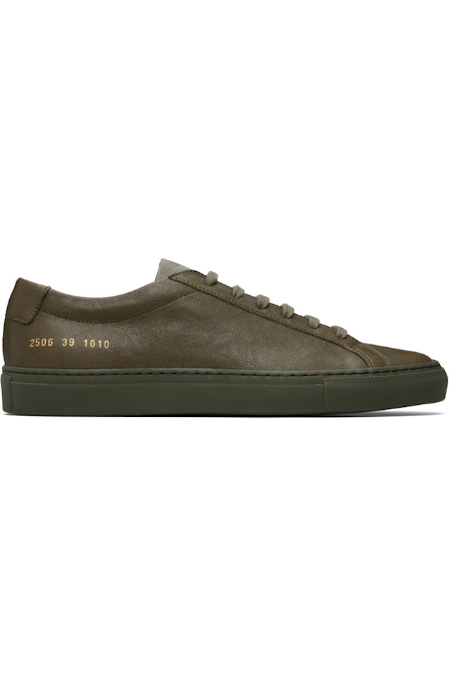 

Common Projects Кроссовки Khaki Achilles Premium