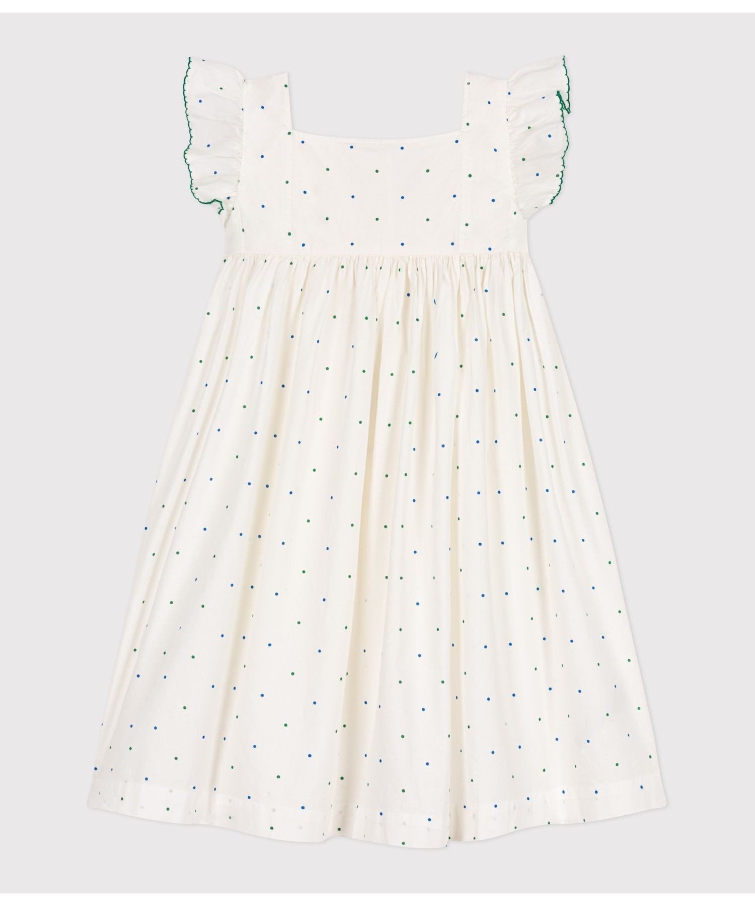 Платье один кусочек Petit Bateau, Off-white/Multicolor — фото 3
