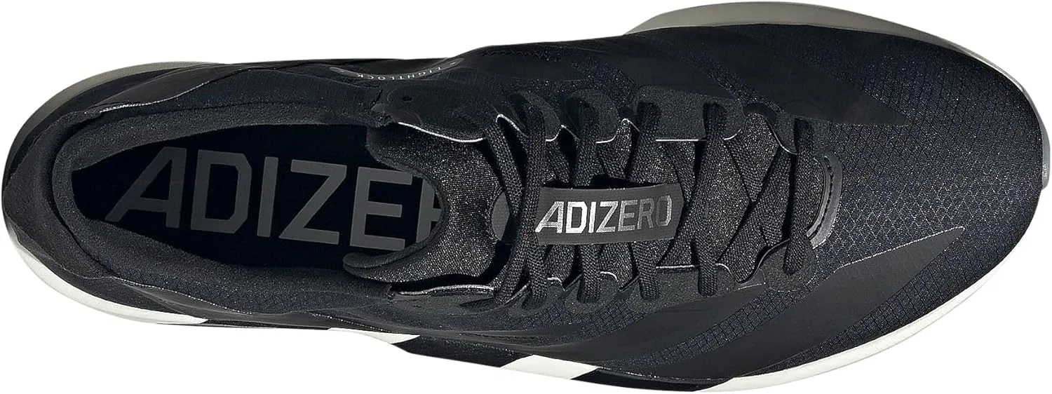 Мужские беговые кроссовки Adidas Performance Adizero Adios 9, Black-Black-Grey — фото 4