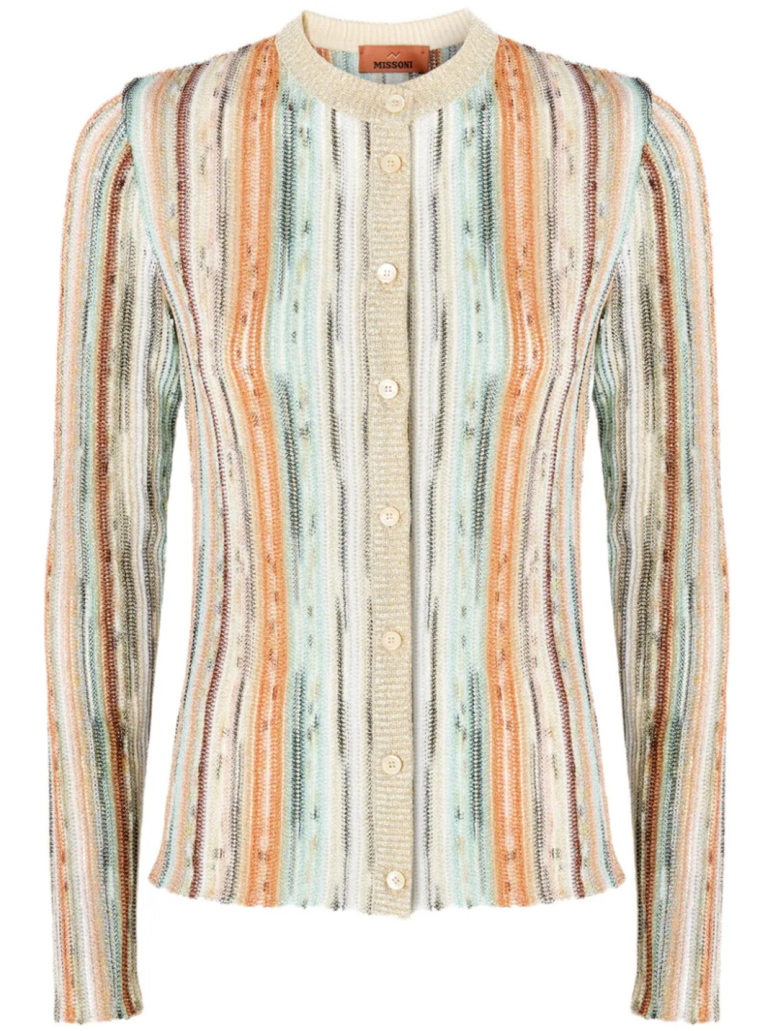 

Missoni кардиган в полоску, нейтральный цвет