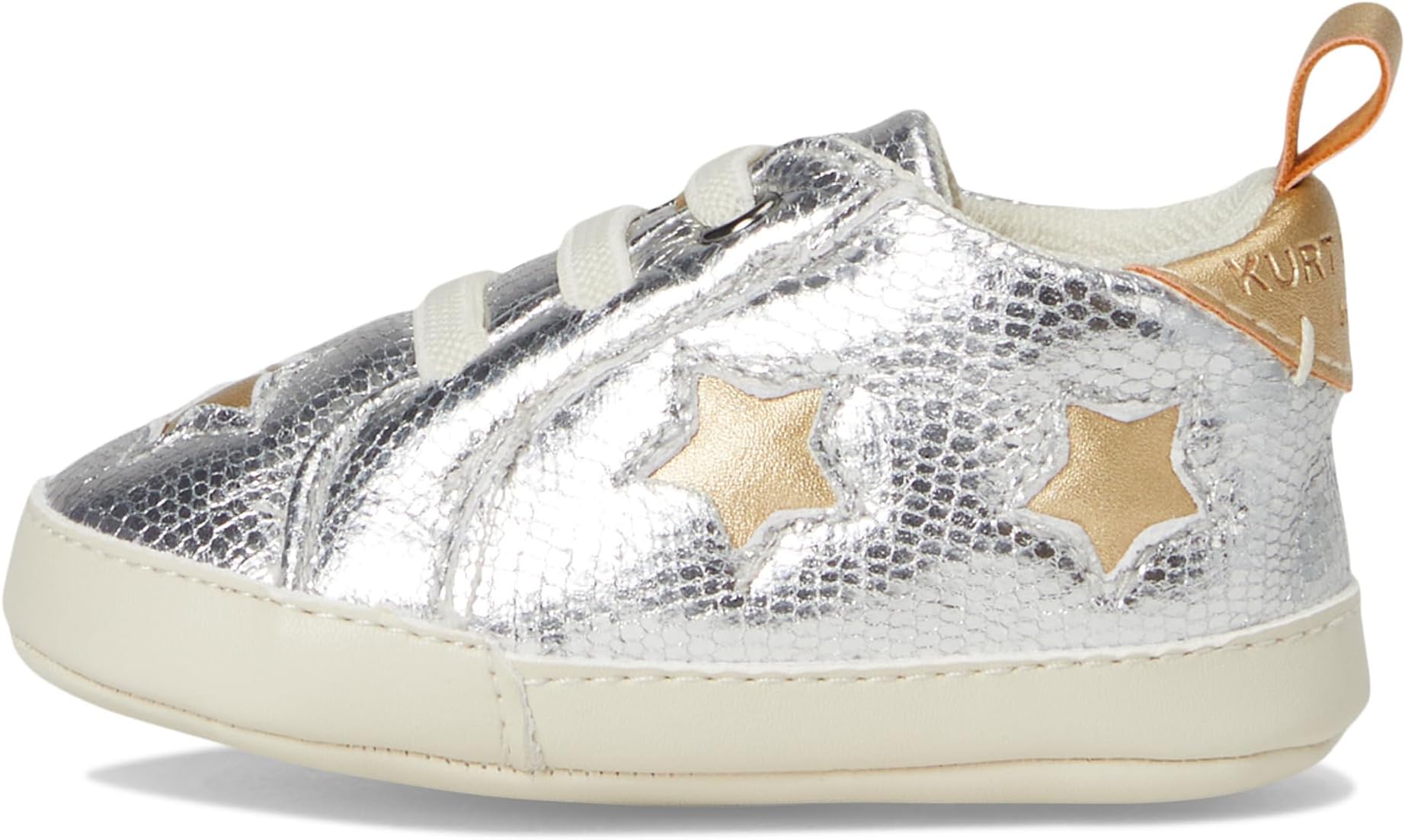 Кроссовки Kurt Geiger London Kids  Baby Lane Star, Silver Gold — фото 4