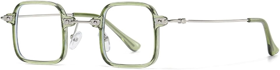 

Модные солнцезащитные очки для женщин с прозрачными градиентными линзами и защитой от УФ-излучения UV400; для мужчин в стиле панк с заклепками и модным леопардовым принтом KTUCN, Green Clear