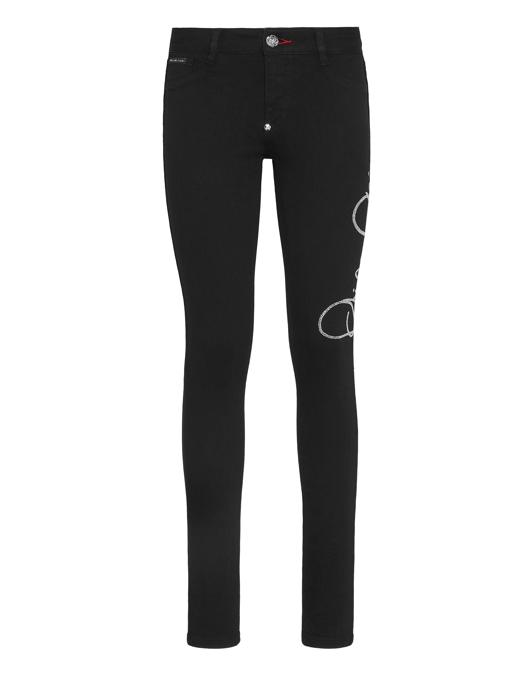 

Джинсовые джеггинсы PHILIPP PLEIN, цвет dark side