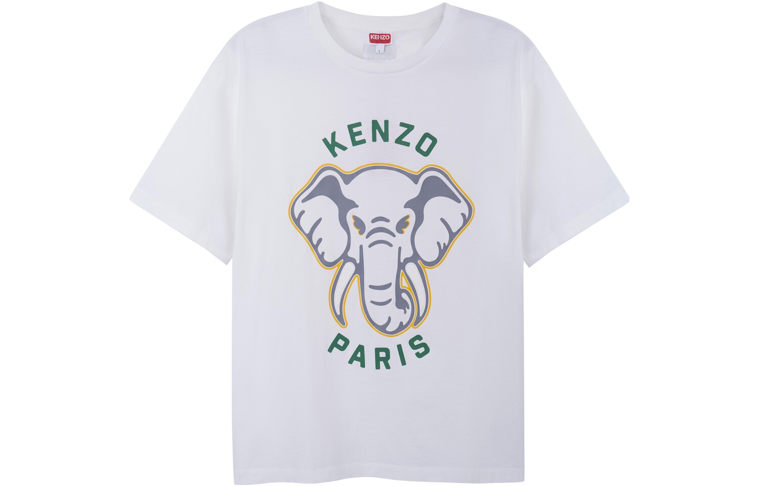 

Футболка ELEPHANT мужская, цвет белый Kenzo, кремовый