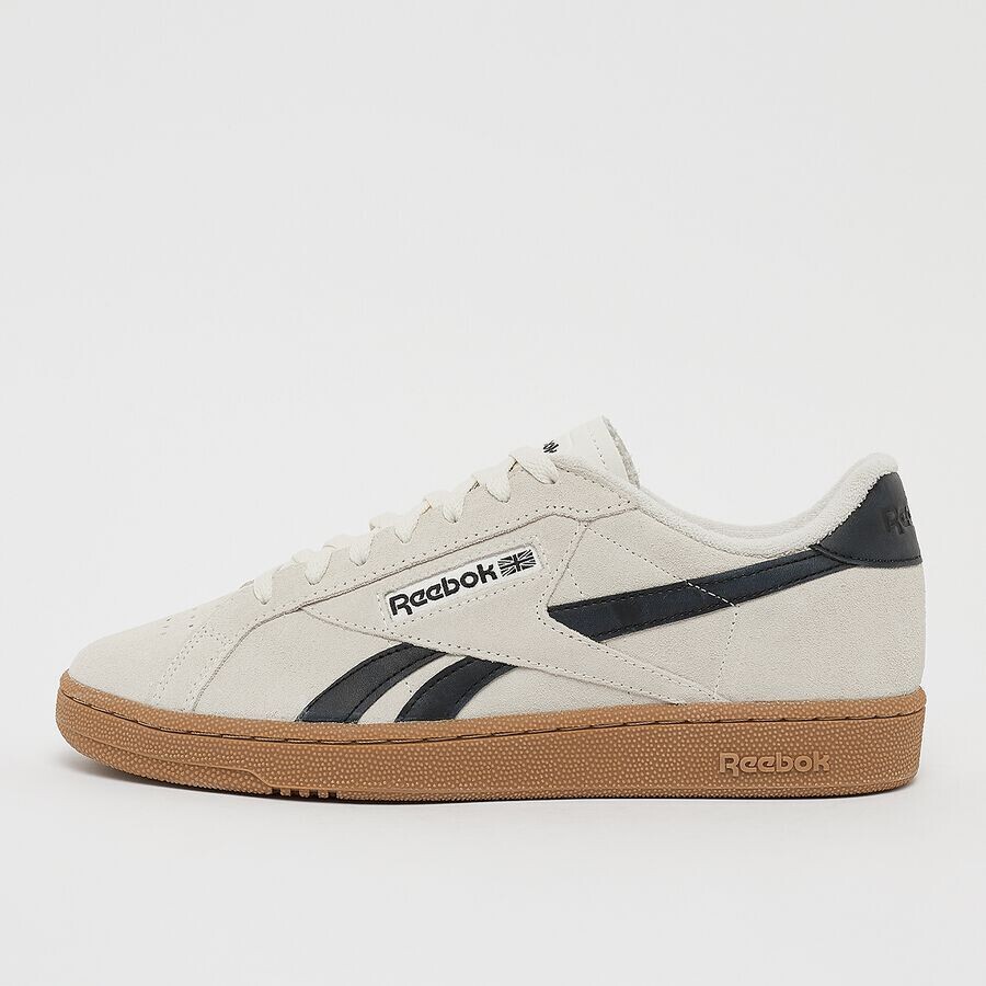 

Кроссовки Club C Grounds UK Reebok, цвет cblack/chalk/rbkg04, Серый, Кроссовки Club C Grounds UK Reebok, цвет cblack/chalk/rbkg04