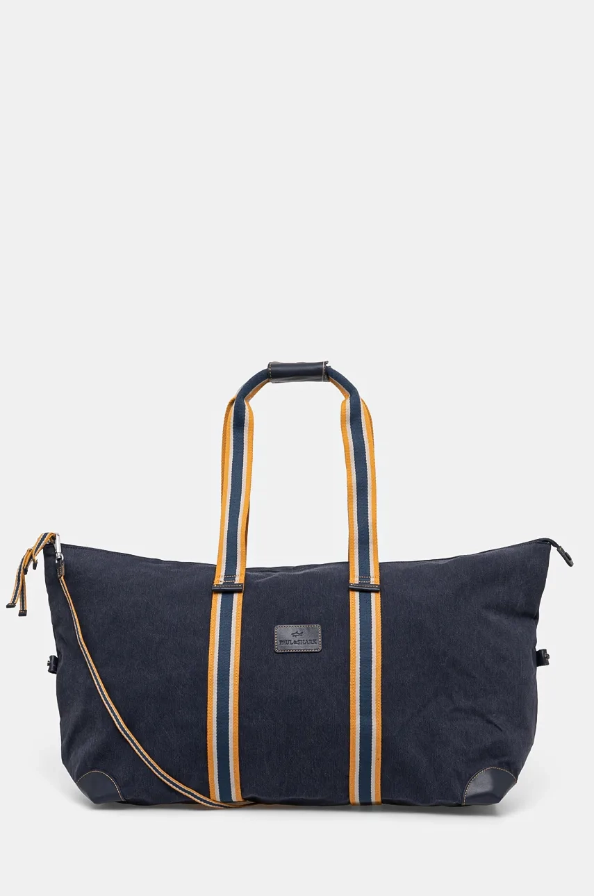 

Хлопковая сумка Paul&Shark, темно-синий