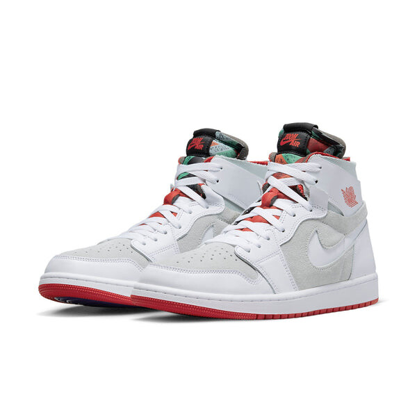 Кроссовки 1 высокие zoom комфорт Air Jordan, белый — фото 3