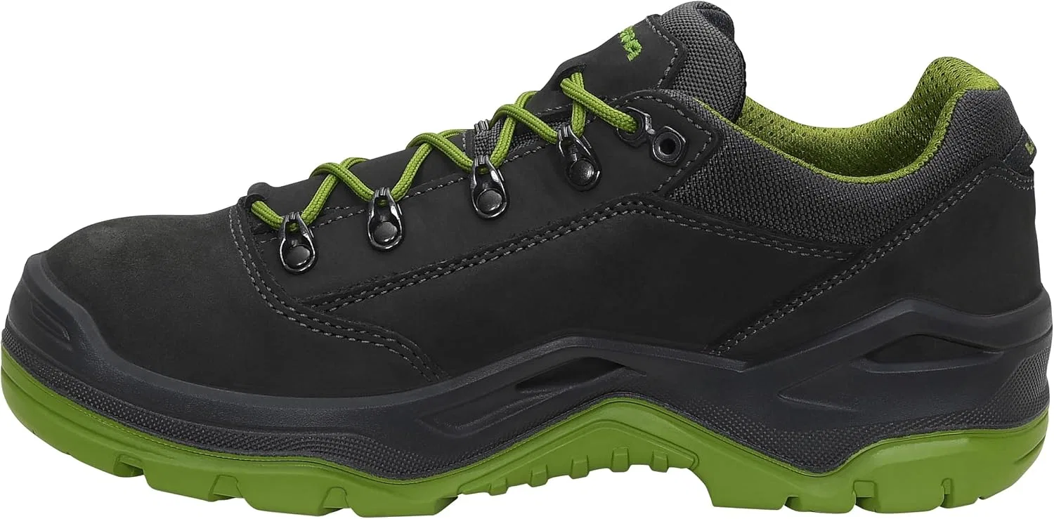ELTEN Рабочие защитные ботинки LOWA Renegade Work GTX Green Lo S3S CI, женские и мужские, кожа/текстиль, стальной защитный носок, легкие, спортивные — фото 3