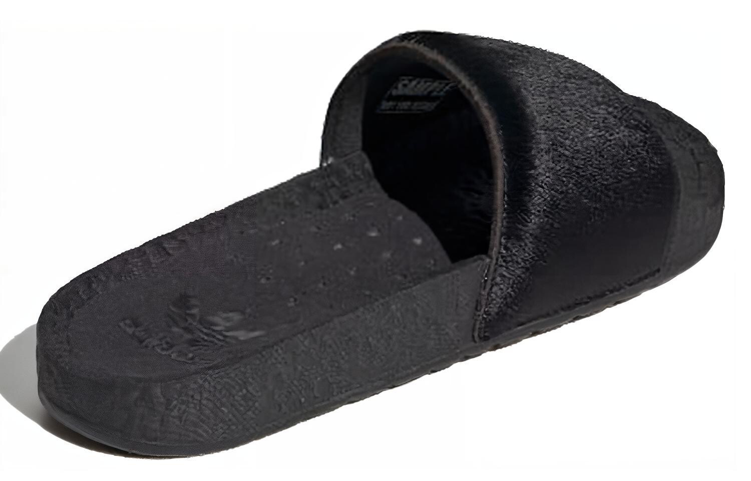 Шлепанцы и сланцы Adidas Originals Adilette Boost Slides 'Triple Black' — фото 3