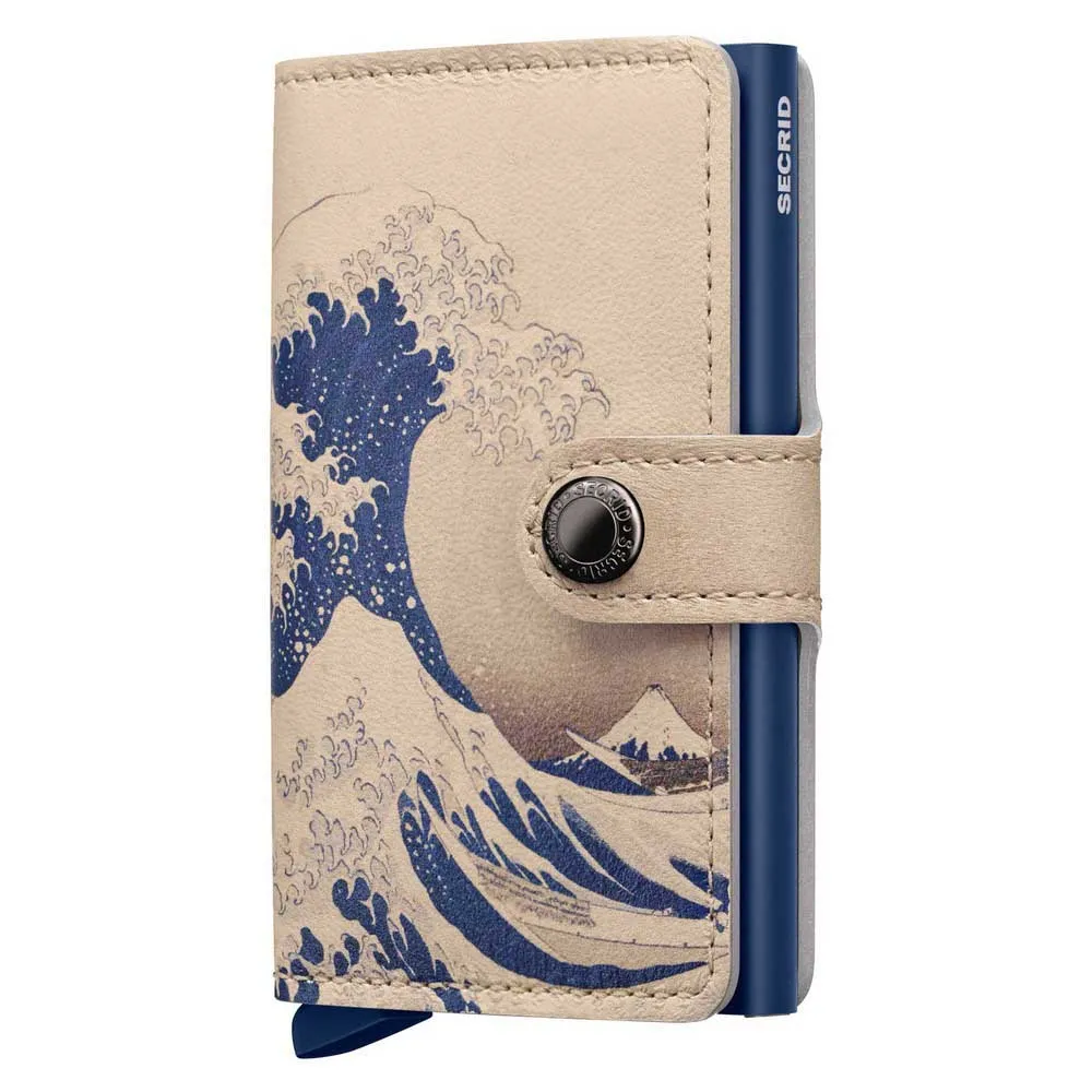 

Кожаный кошелек Secrid Miniwallet Art, бежевый