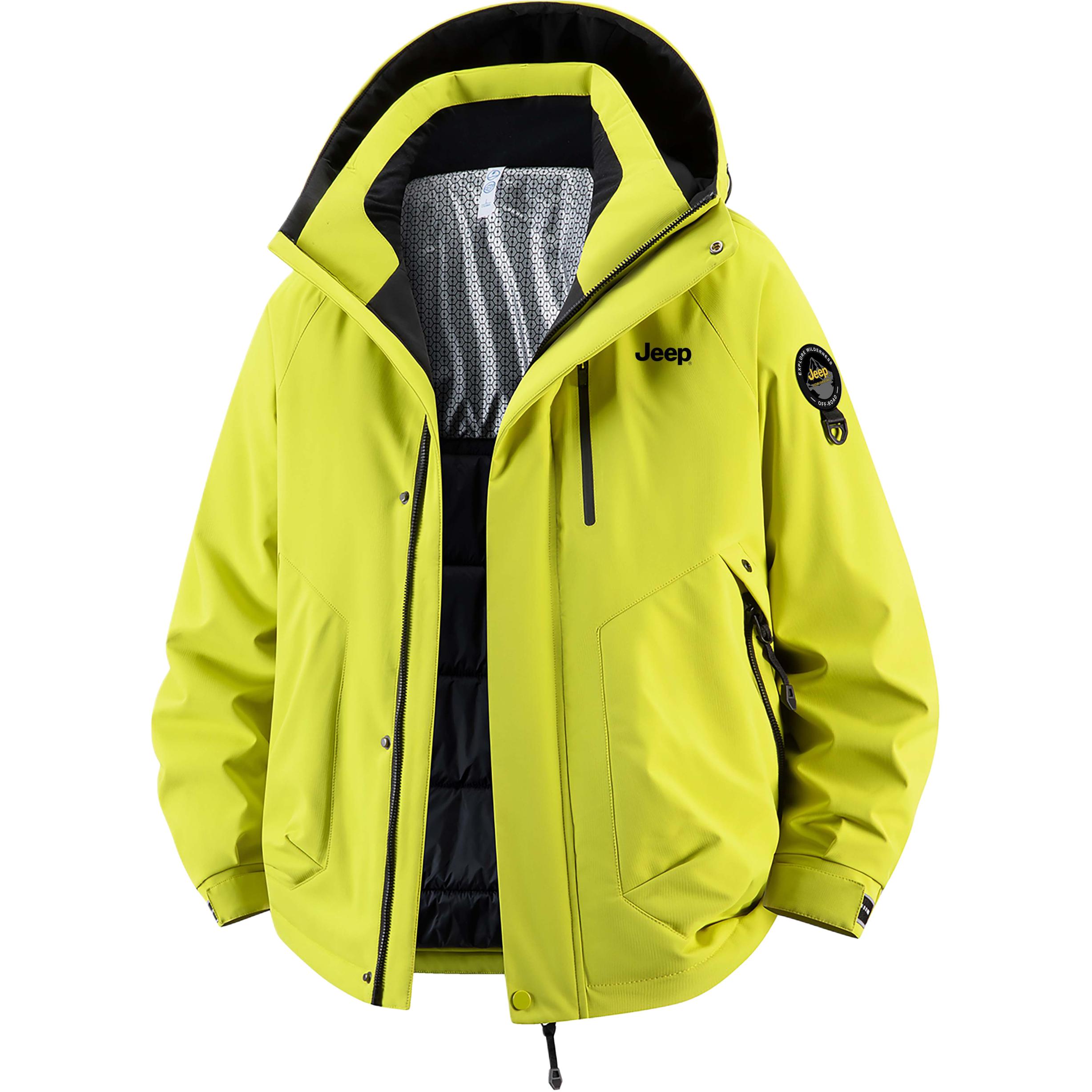 

Пуховик Unisex Hooded Thickened Others Jeep, lemon