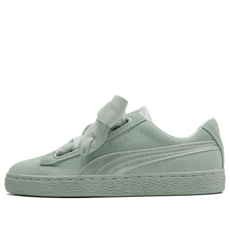 Кеды (WMNS) PUMA Suede Heart Ep Blue Flo Sneakers Green 366922-03