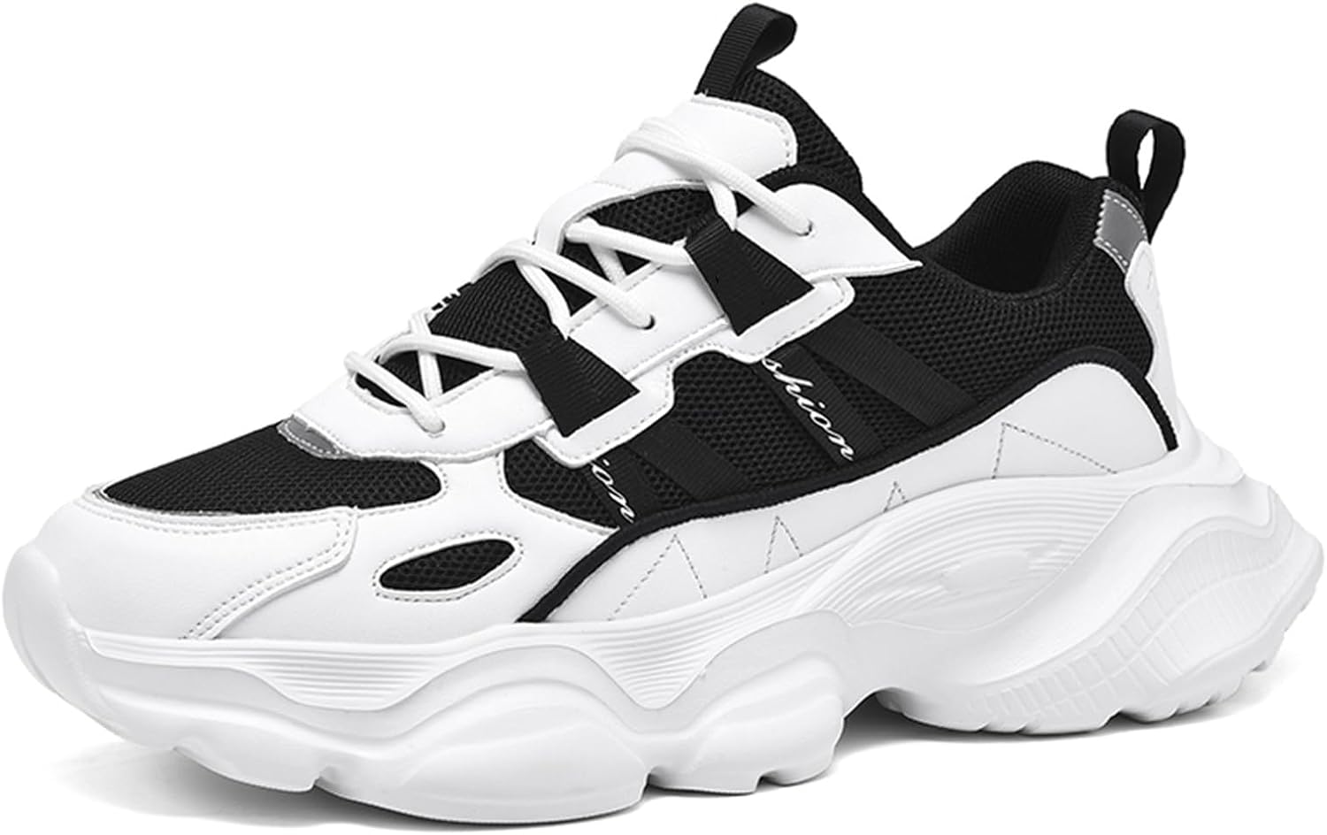 

Мужские кроссовки для бега и ходьбы, повседневные спортивные туфли, массивные тренеры, модные кроссовки для мужчин Spwagym, белый