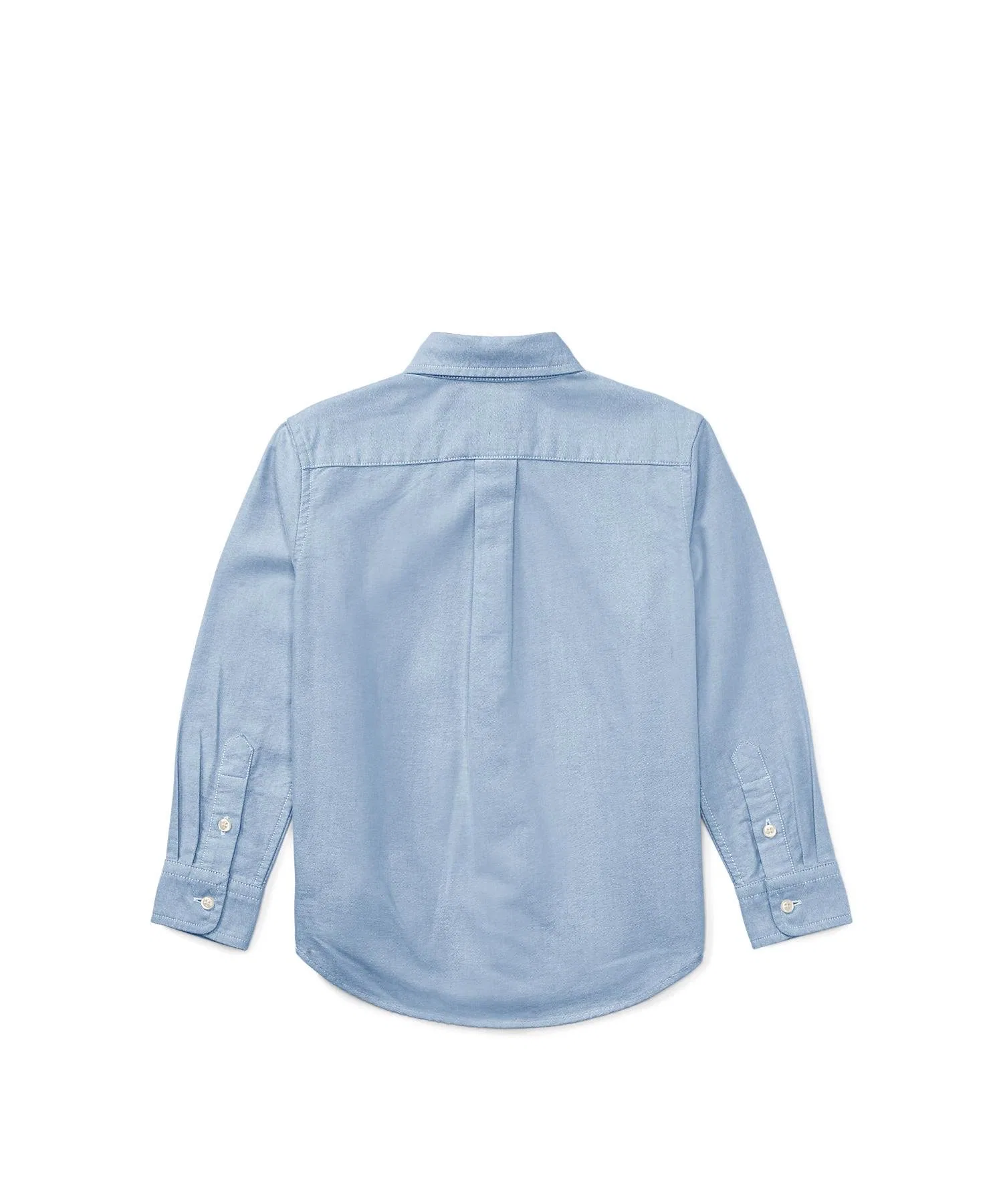 (Для мальчиков 2-7 лет) Хлопковая рубашка Оксфорд Polo Ralph Lauren, 400 Blue — фото 3