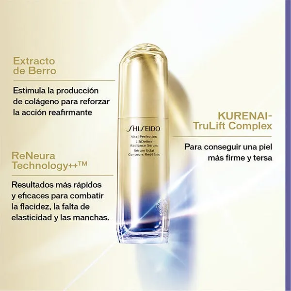 Сыворотка Shiseido — Укрепляющая с лифтинг-эффектом Vital Perfection Liftdefine Radiance Serum, 40 мл — фото 3