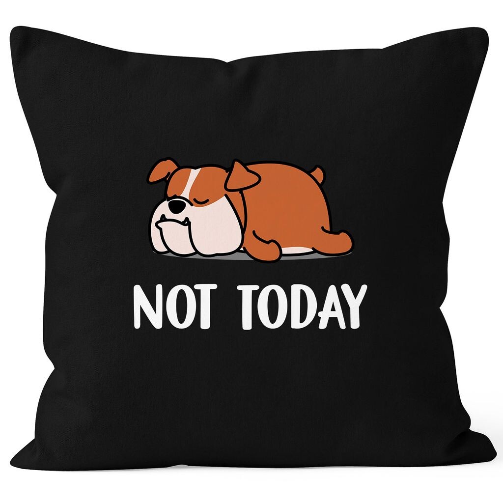 

Чехол на подушку Not Today, чехол на подушку Chilling Lazy MoonWorks, черный, униразмер